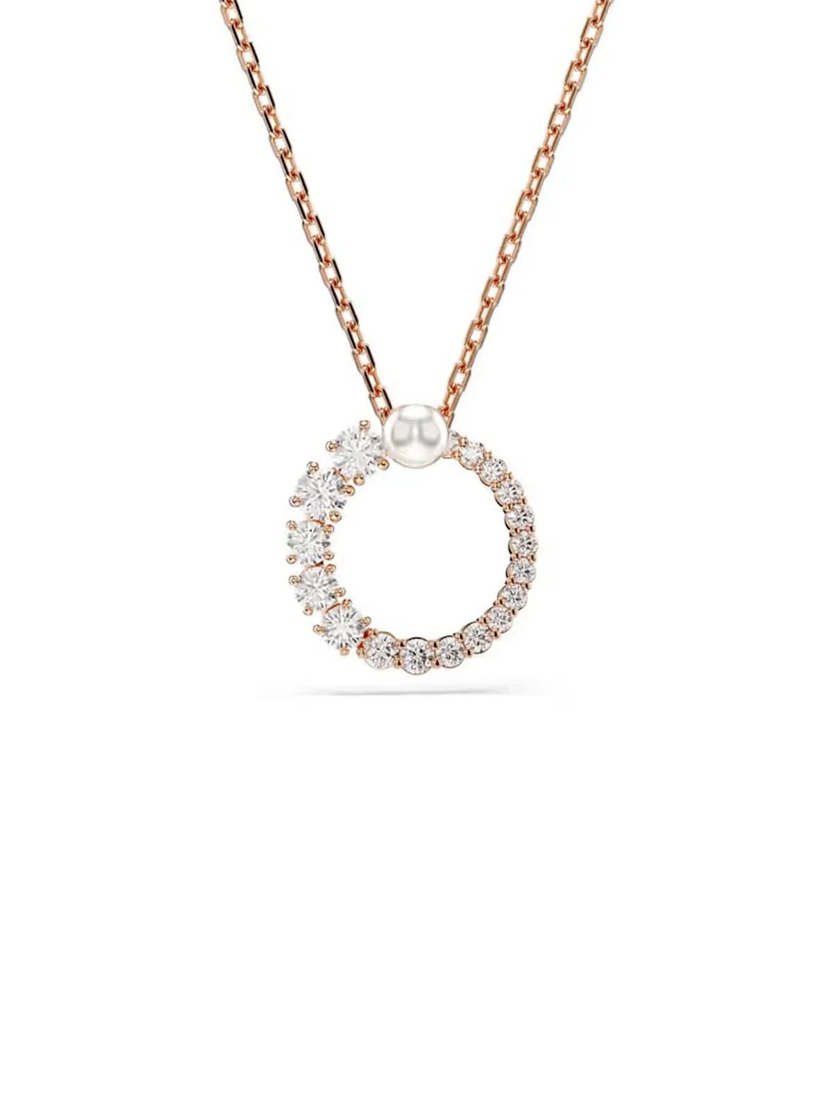 SWAROVSKI Vòng Cổ - Matrix:Pend White/Ros