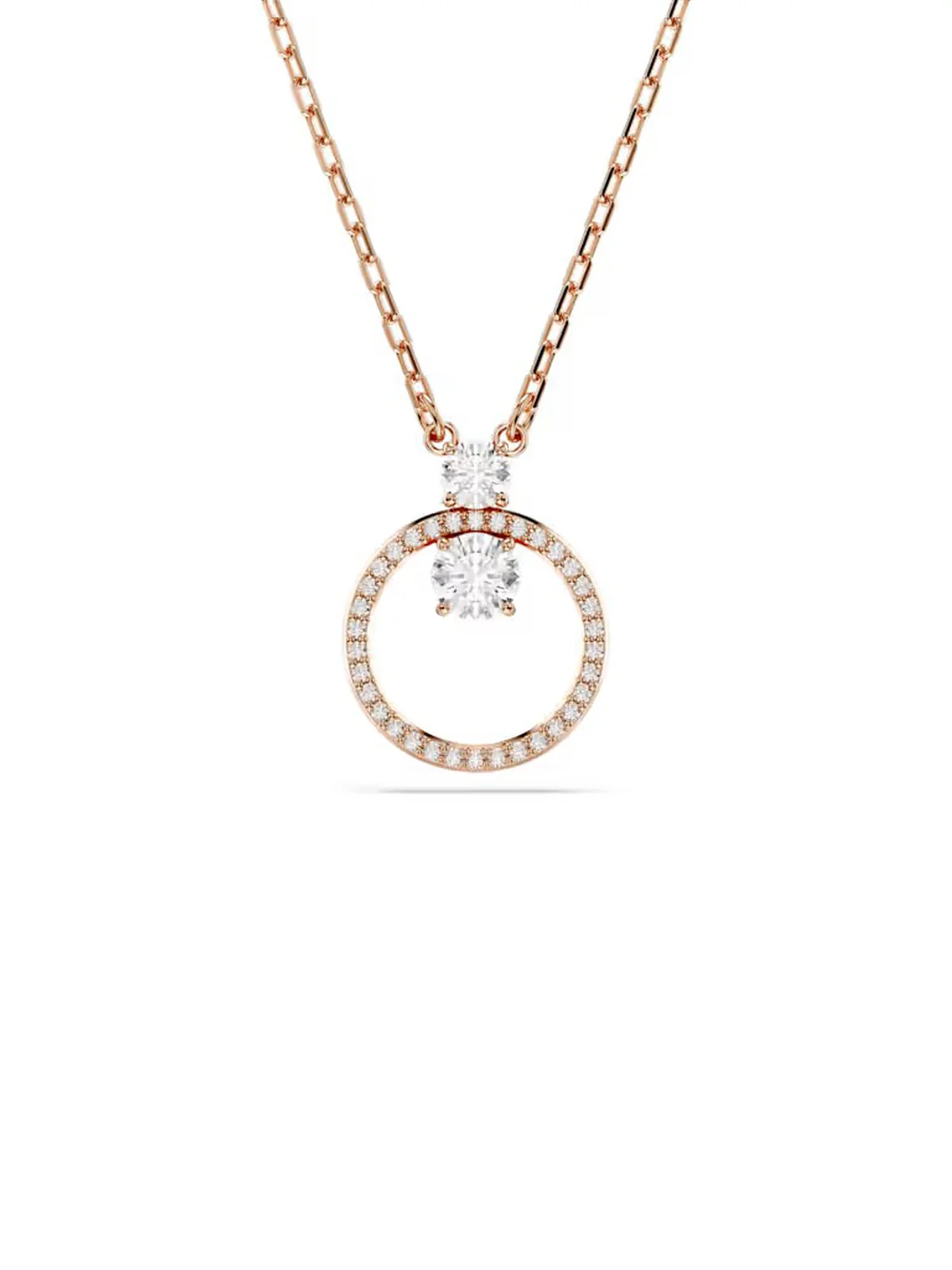 SWAROVSKI Vòng Cổ - Constella:Pend Cz White/Ros