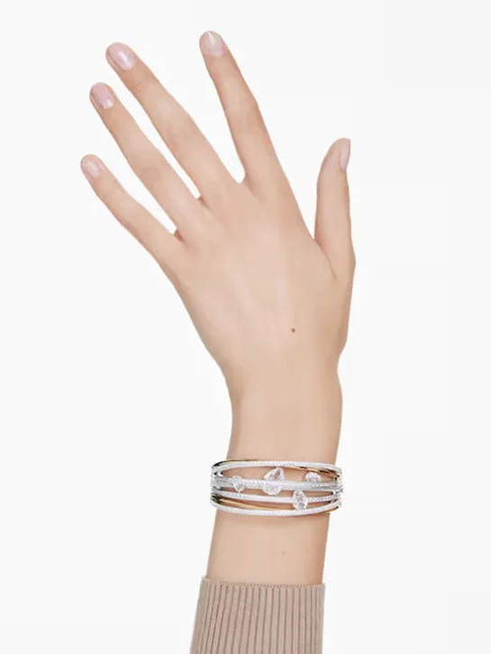 SWAROVSKI Vòng Tay - Hyperbola:Bangle Mul Wht/Mix M