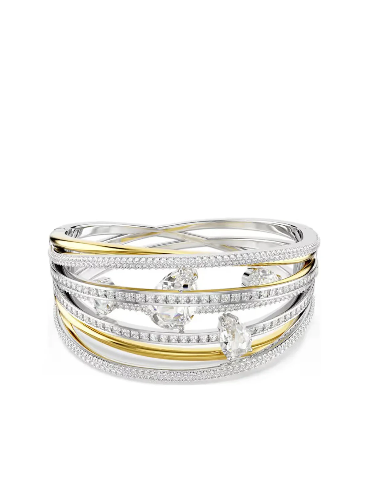 SWAROVSKI Vòng Tay - Hyperbola:Bangle Mul Wht/Mix M