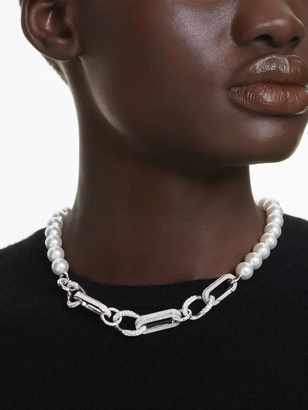 SWAROVSKI Vòng Cổ - Dxtera:All Ard Pearl L Cry/Rhs