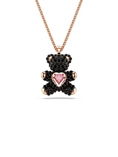 SWAROVSKI Vòng Cổ Teddy:Pend K Jet Hem/Ros