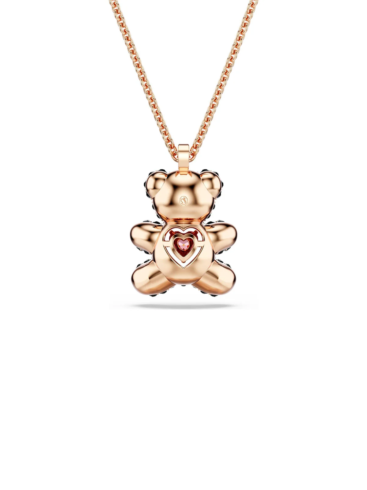SWAROVSKI Vòng Cổ Teddy:Pend K Jet Hem/Ros
