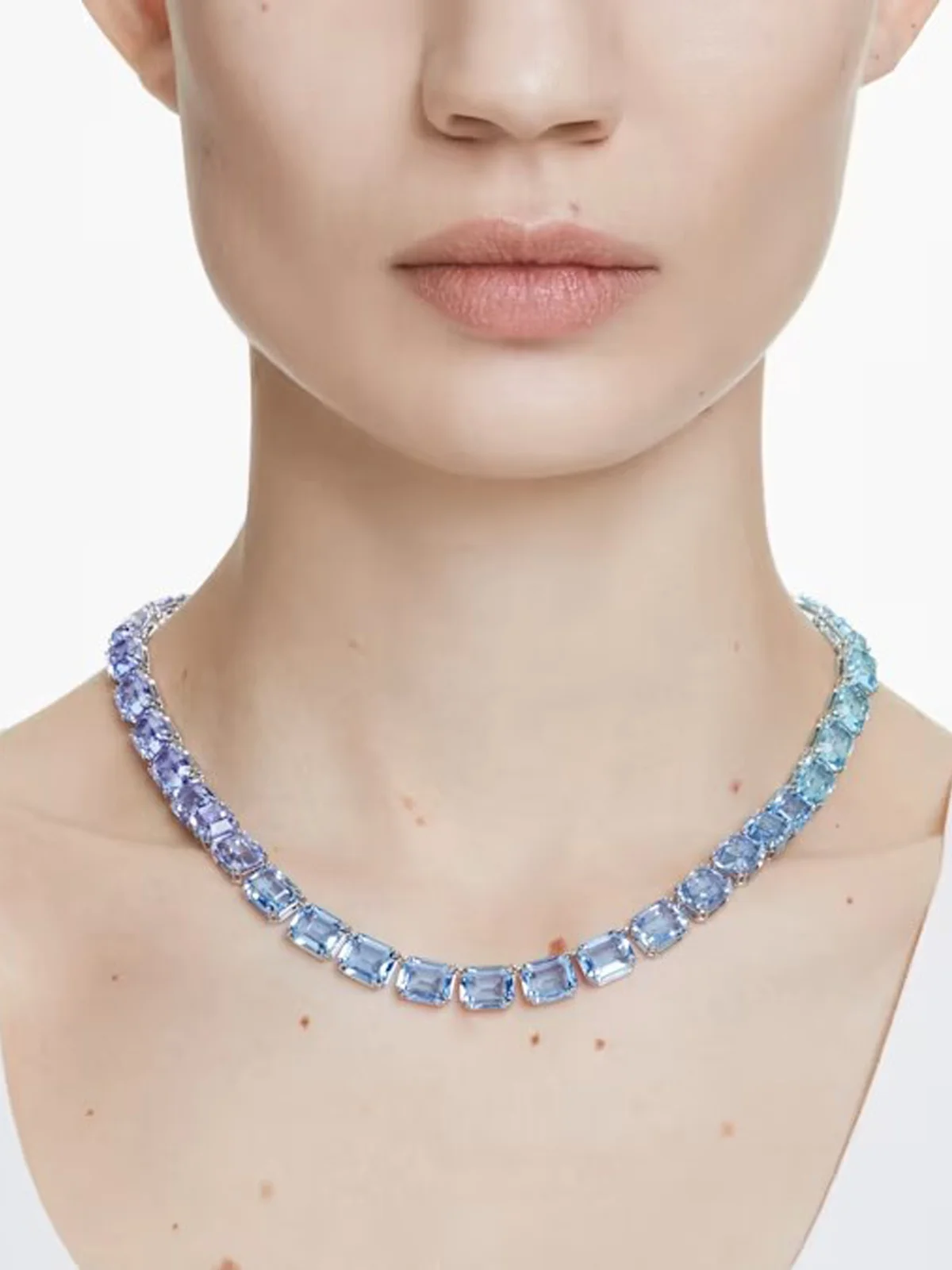 SWAROVSKI Vòng Cổ - Millenia:All Ard Blu/Rhs