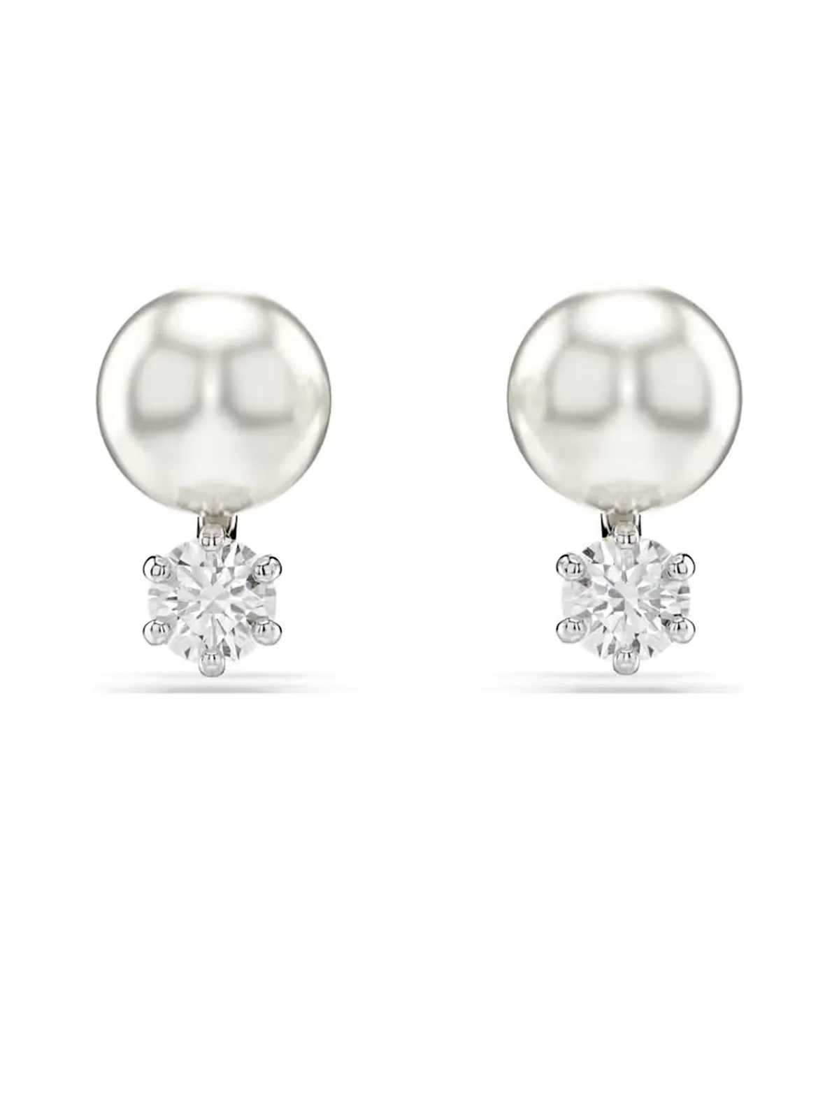 SWAROVSKI Bông Tai - Matrix:Pe Studs White/Rhs