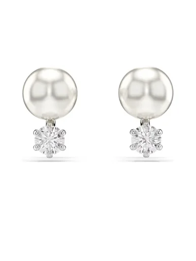 SWAROVSKI Bông Tai - Matrix:Pe Studs White/Rhs