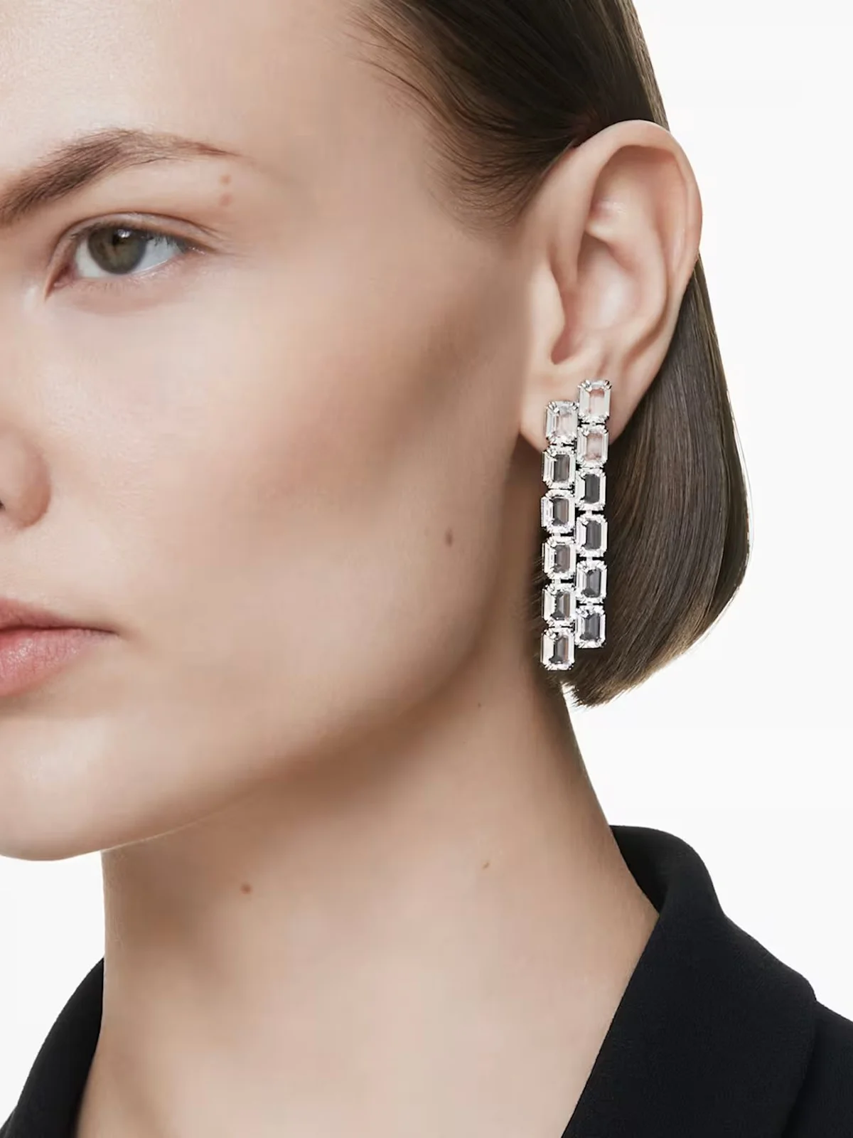 SWAROVSKI Bông Tai - Millenia:Ce Drop Whi/Rhs