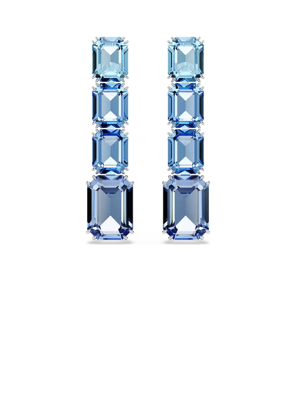 SWAROVSKI Bông Tai - Millenia:Pe Blu/Rhs