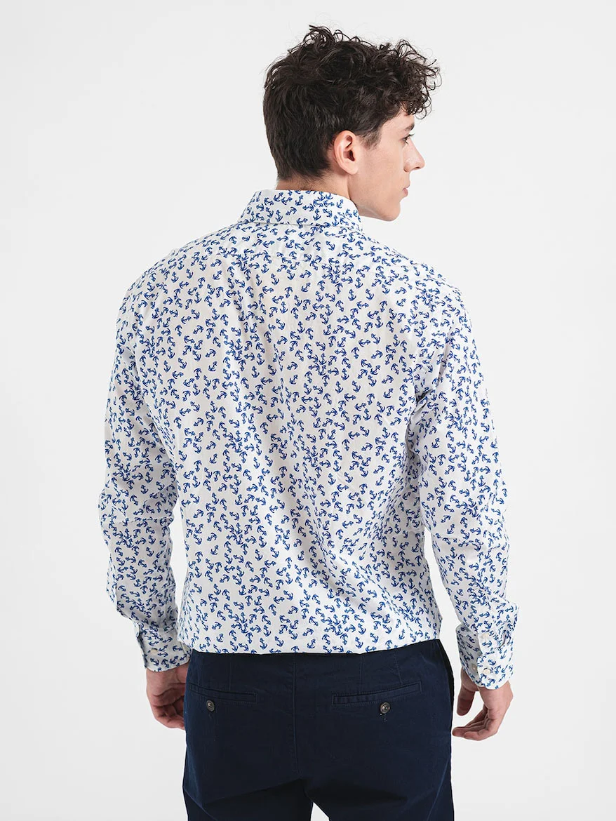 UNITED COLORS OF BENETTON Áo Sơ Mi Dài Tay Nam Men Shirt