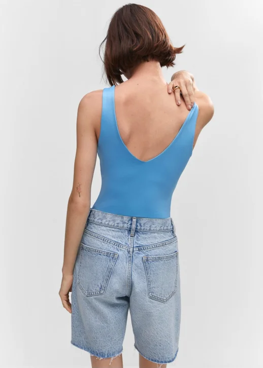 MANGO Áo Thun Bó Nữ Sally