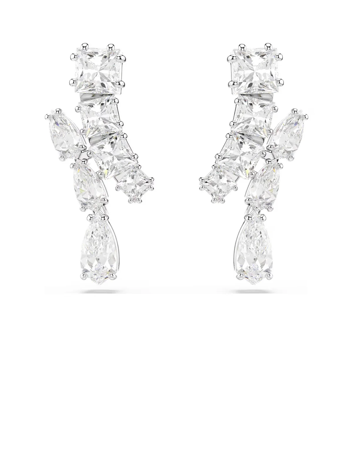 SWAROVSKI Bông Tai - Matrix:Pe Whi/Rhs