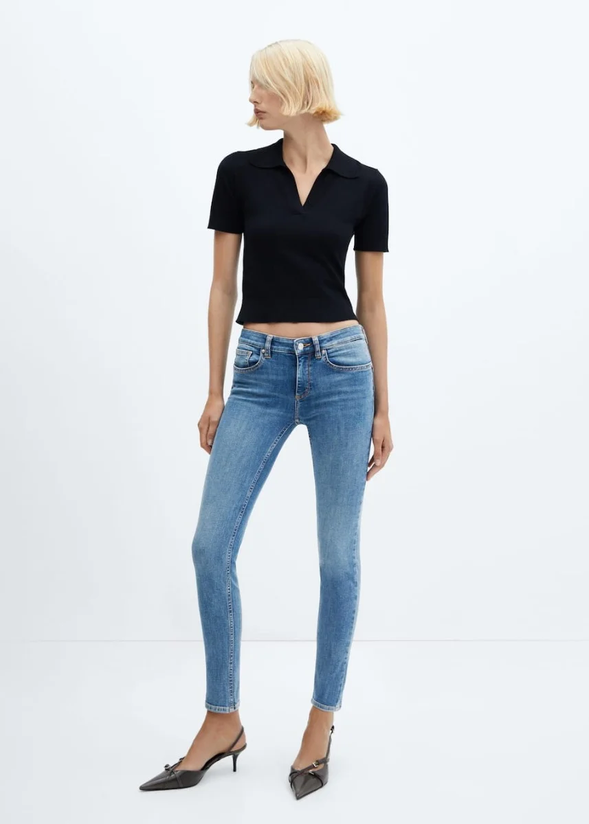 MANGO Quần Jeans Nữ Pushup