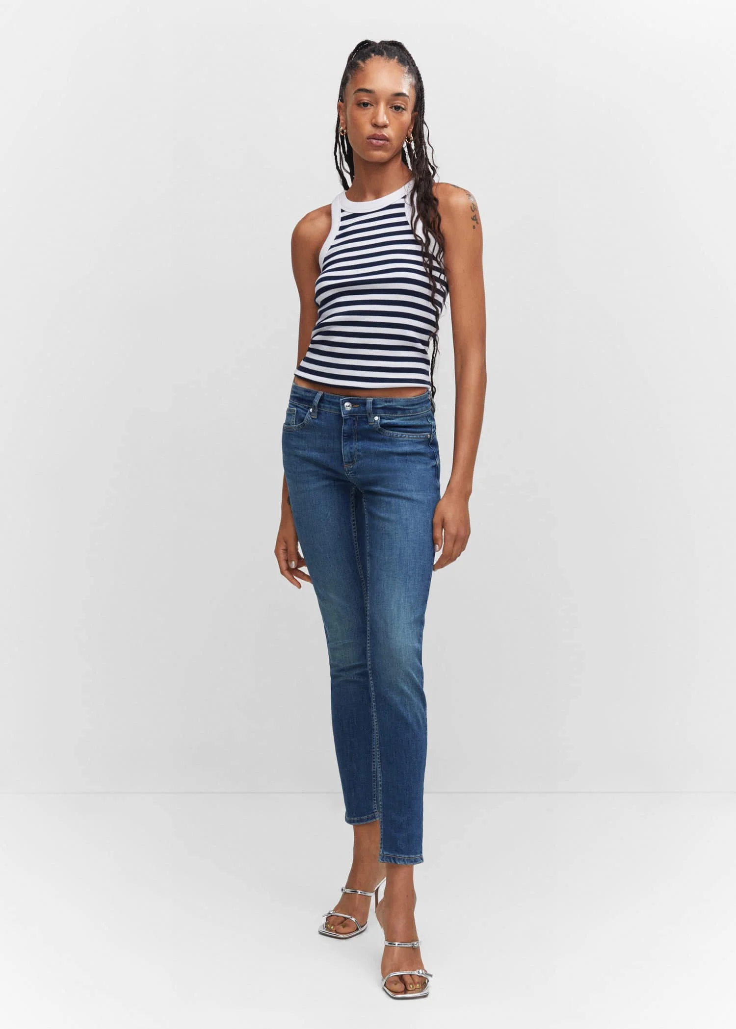 MANGO Quần Jeans Nữ Pushup