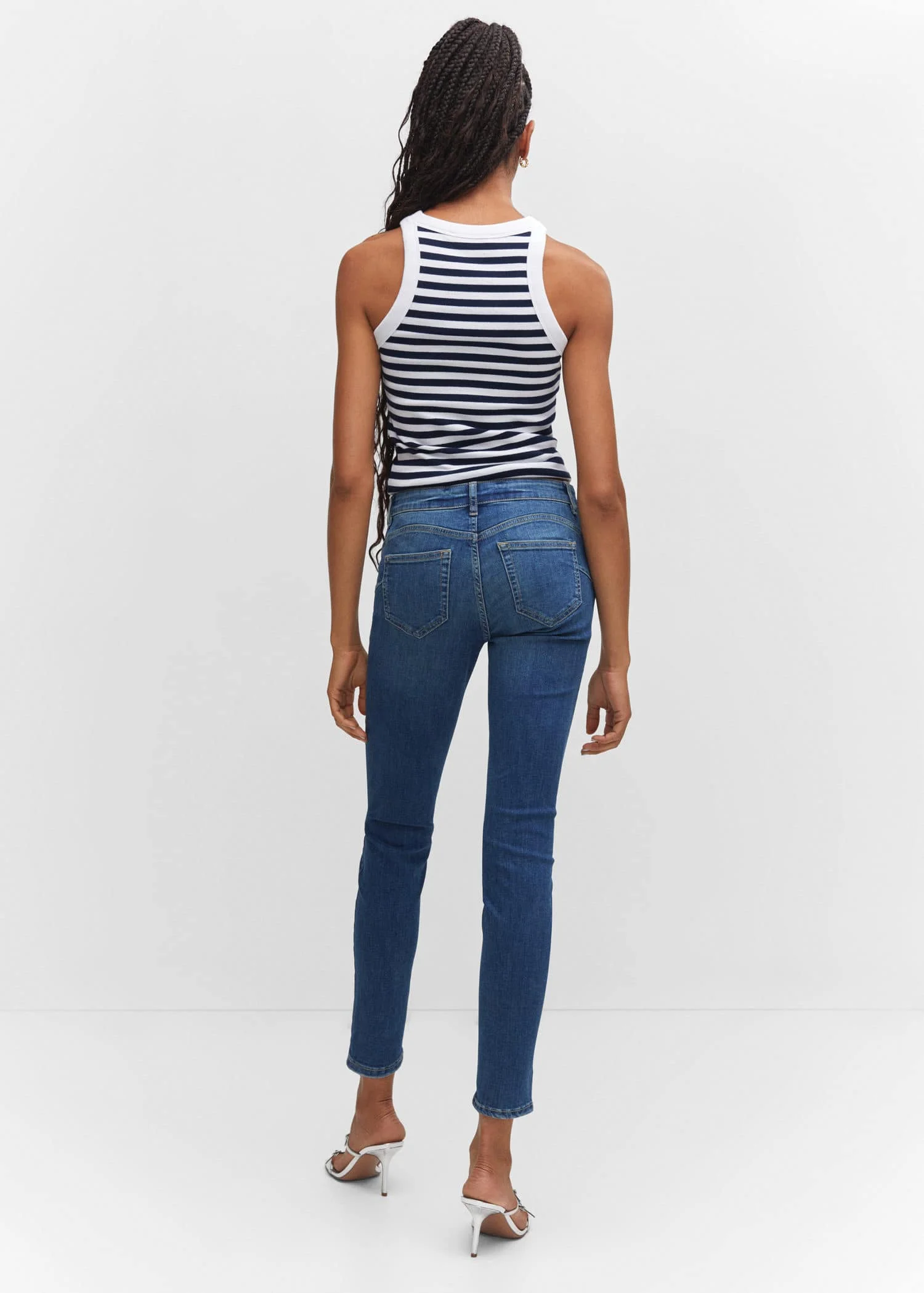 MANGO Quần Jeans Nữ Pushup