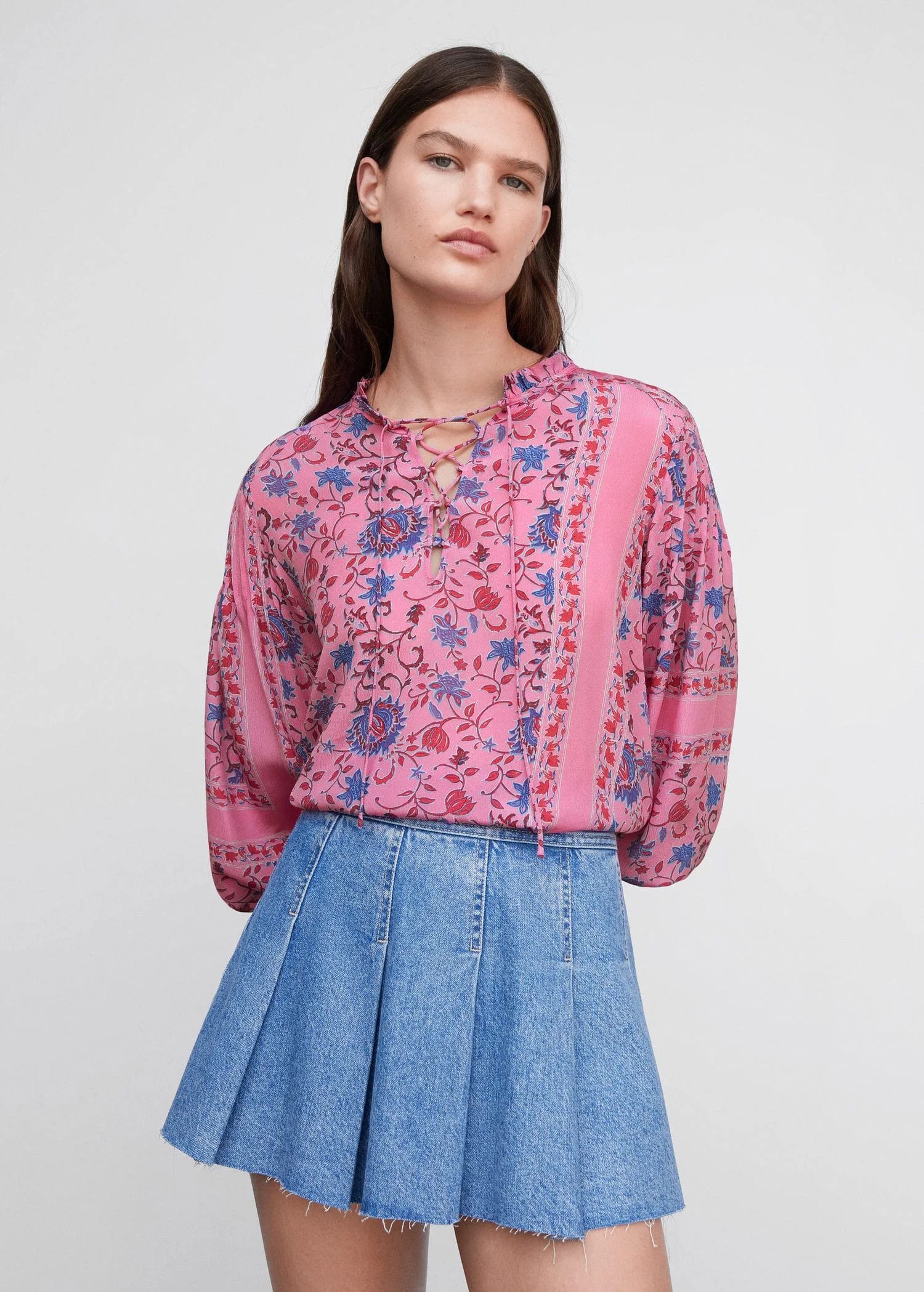 MANGO Áo Kiểu Nữ Loren