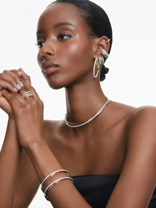 SWAROVSKI Vòng Cổ - Hyperbola:Choker White/Mix S