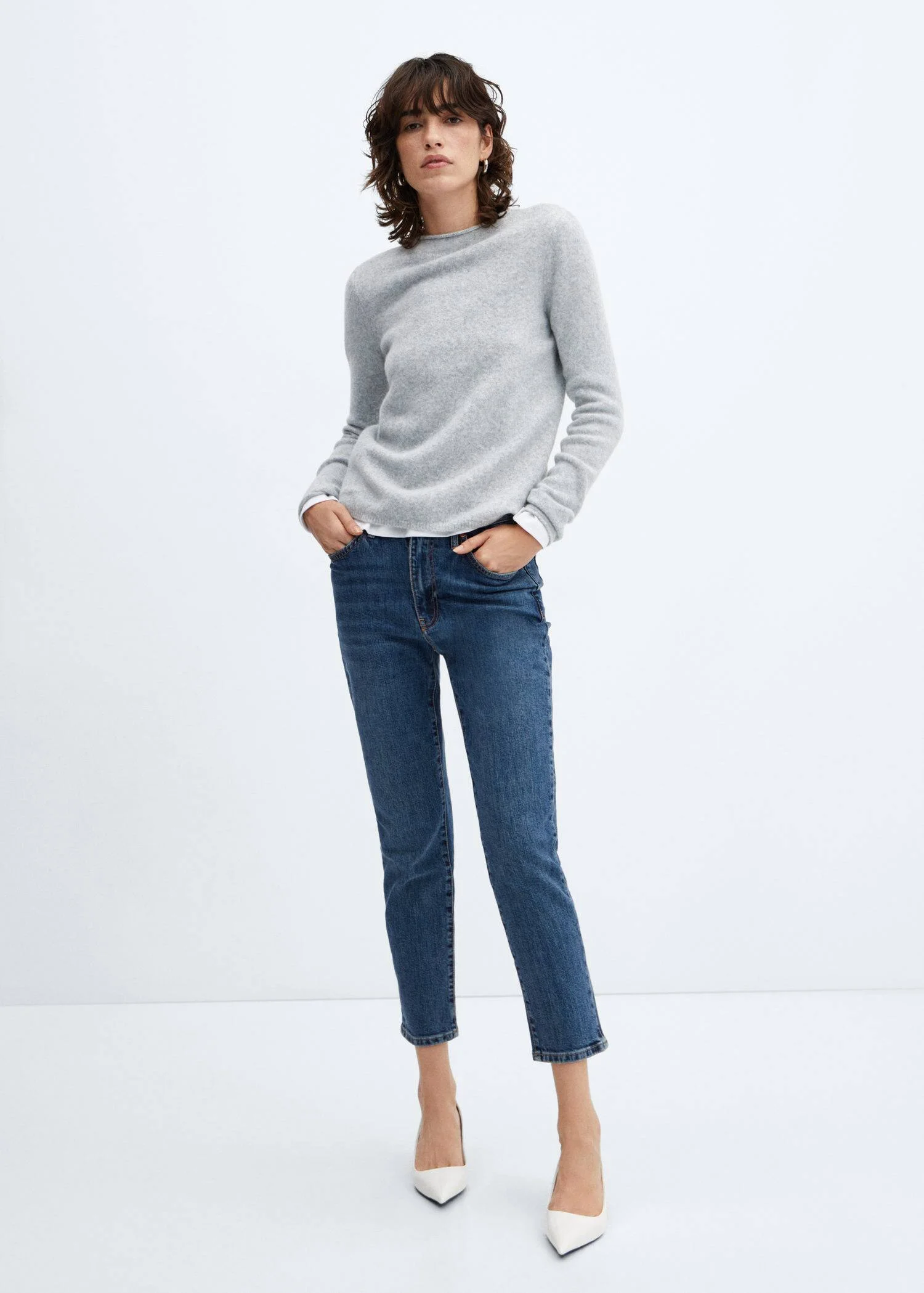 MANGO Quần Jeans Nữ Claudia