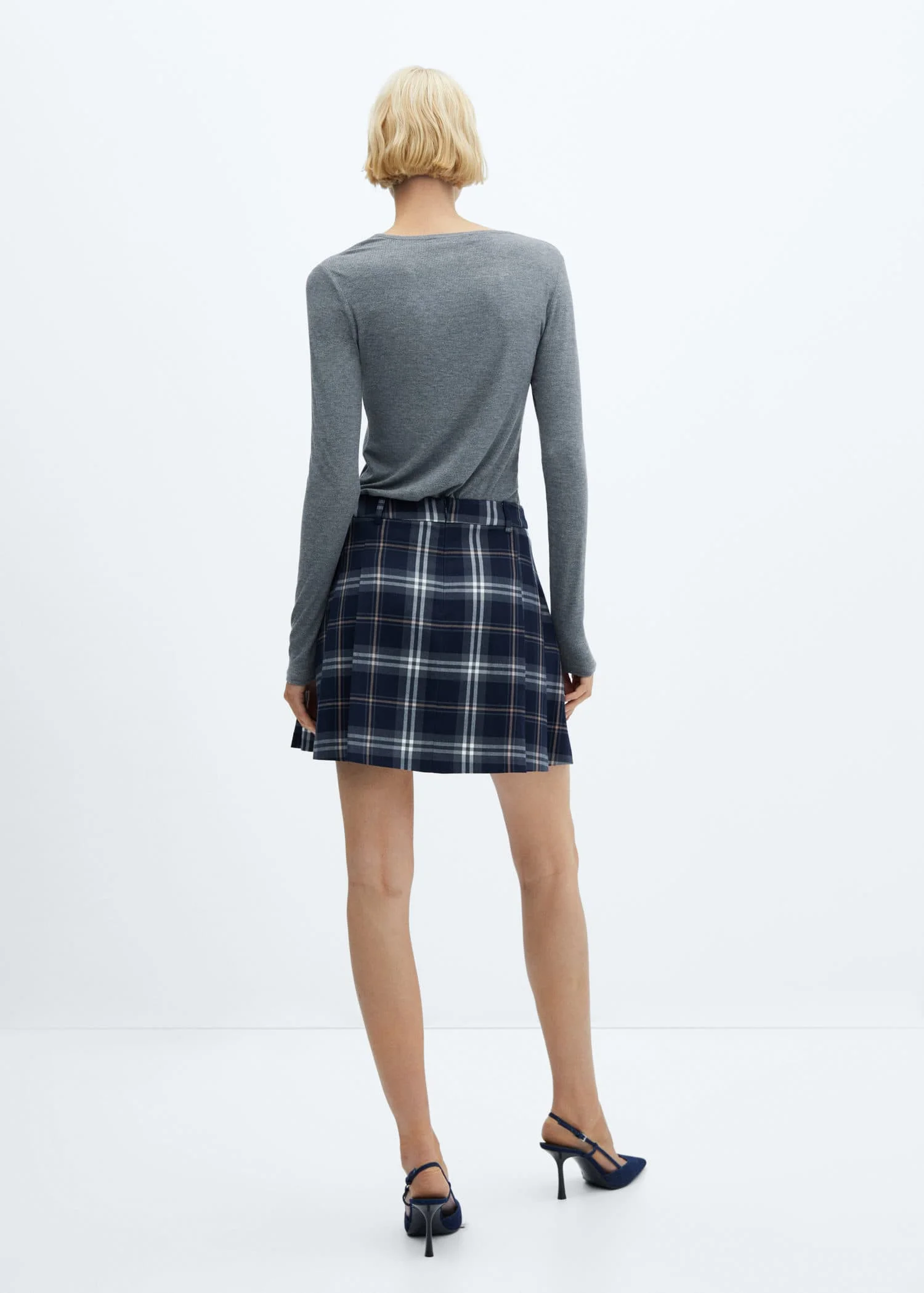 MANGO Chân Váy Nữ Grunge