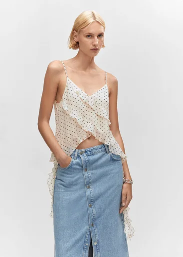 MANGO Áo Kiểu Lucy