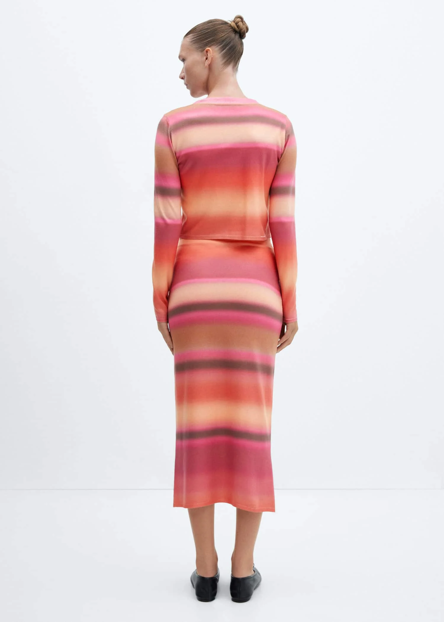 MANGO Chân Váy Nữ Tyedye