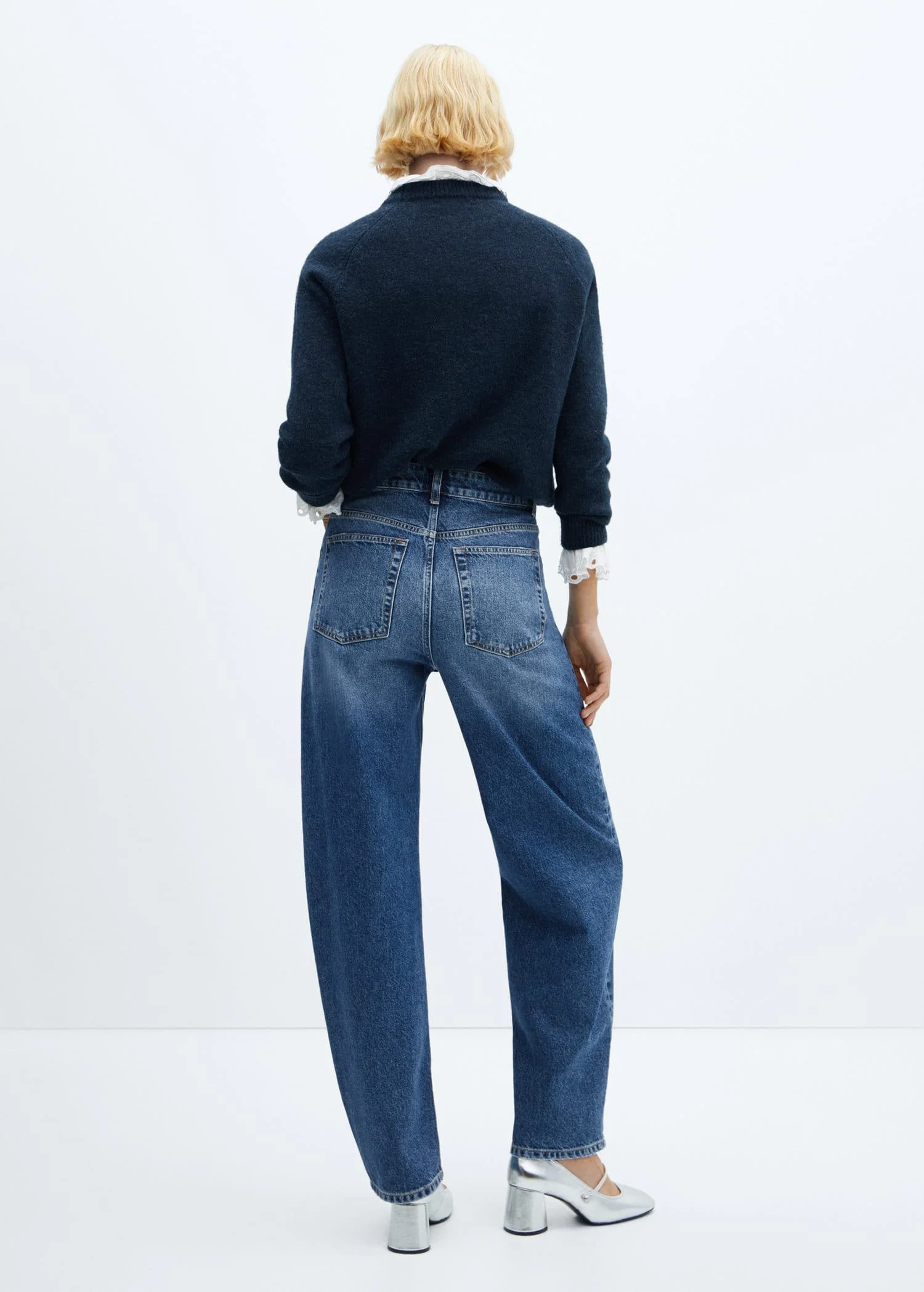 MANGO Quần Jeans Nữ Alba