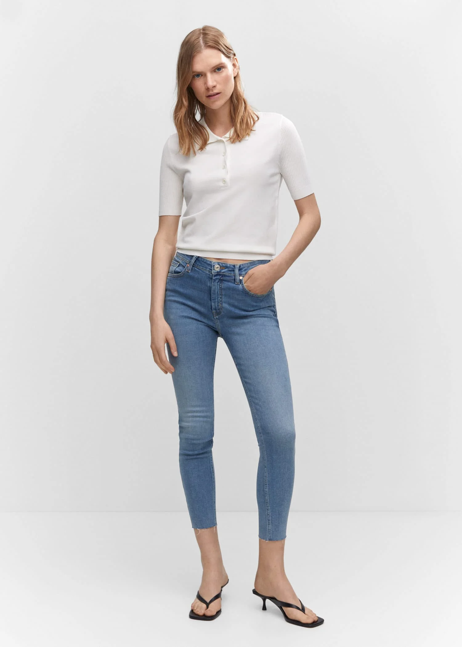 MANGO Quần Jeans Nữ Isa