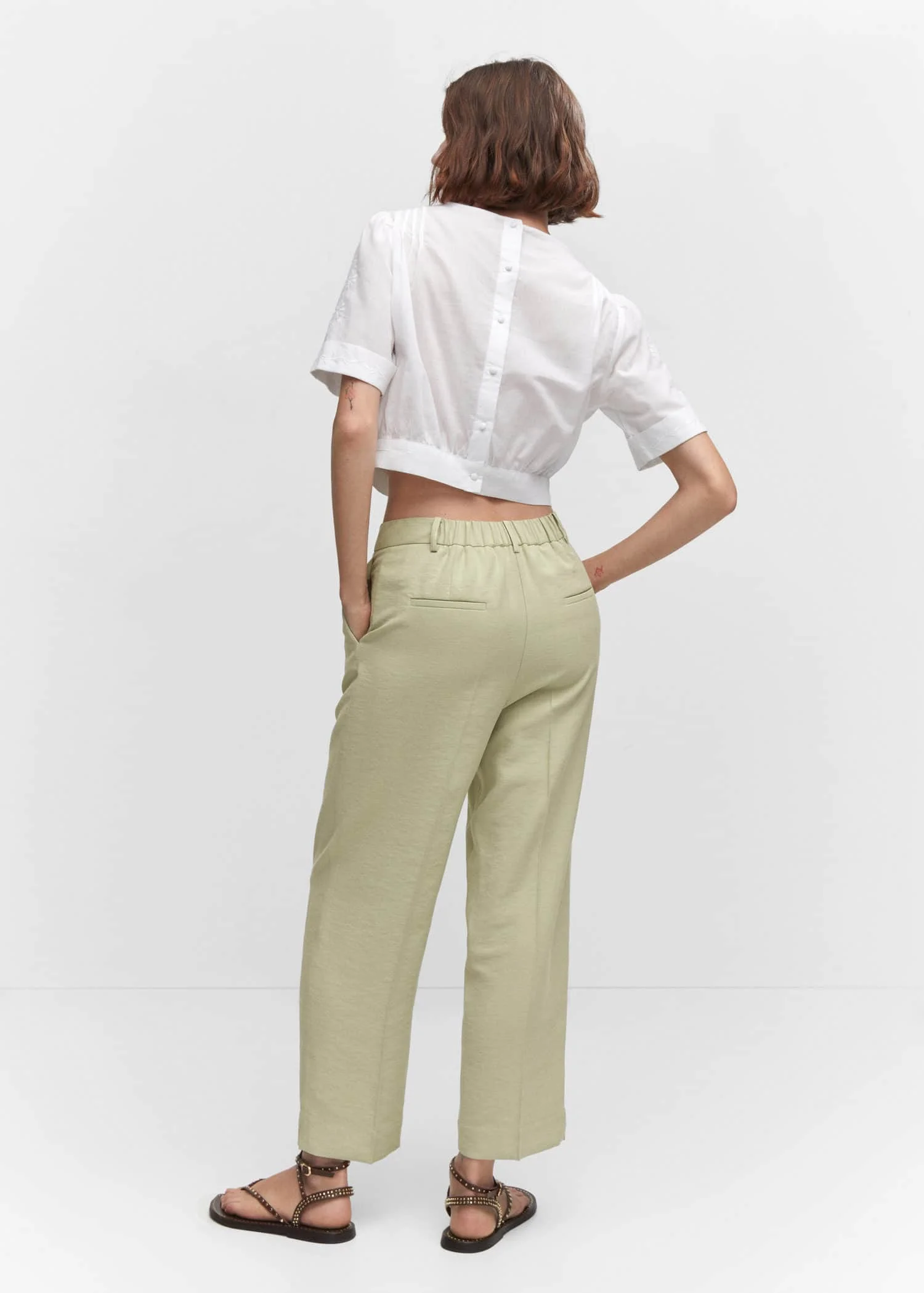 MANGO Quần Dài Nữ Bruno