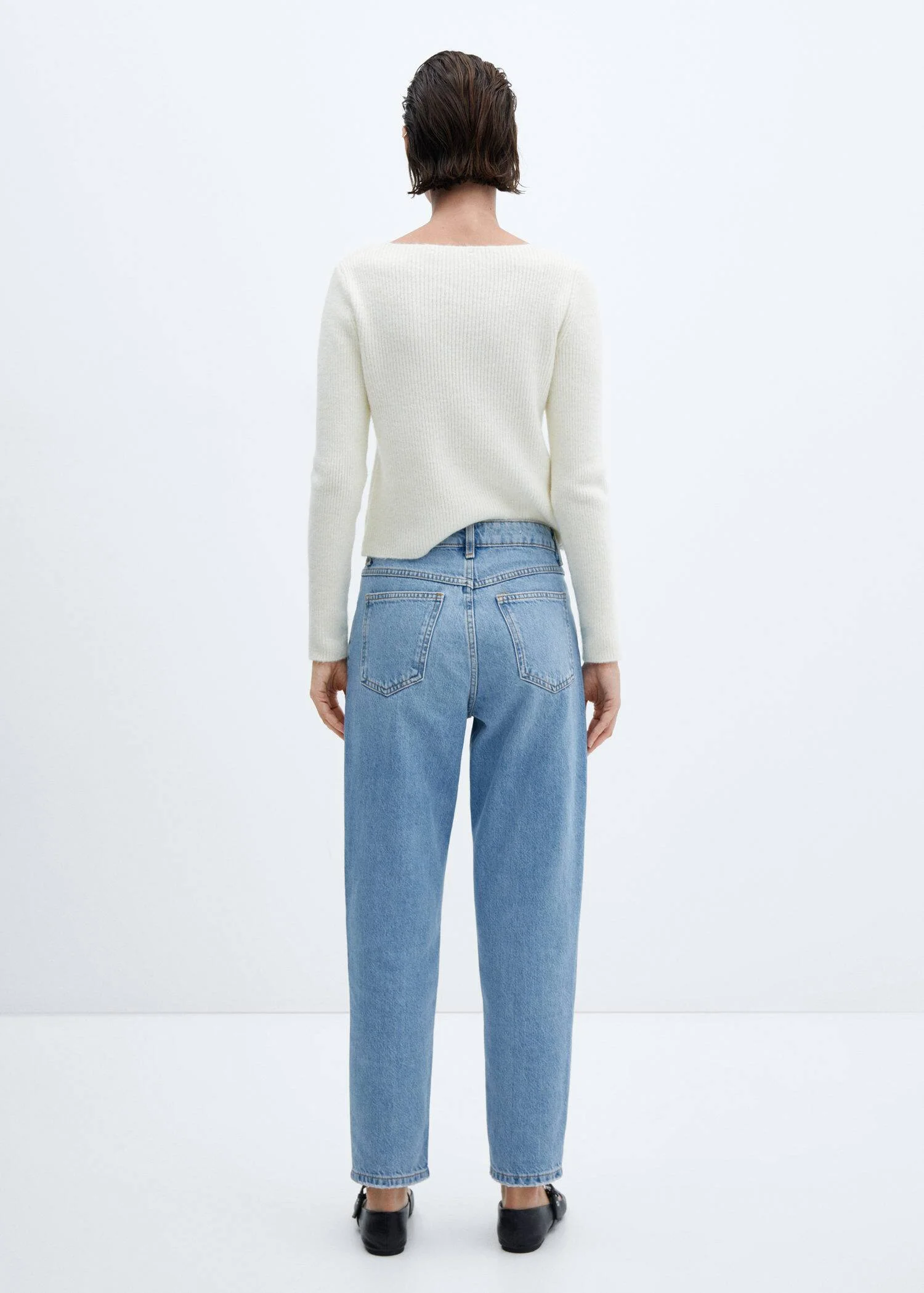 MANGO Quần Jeans Nữ Mom2000