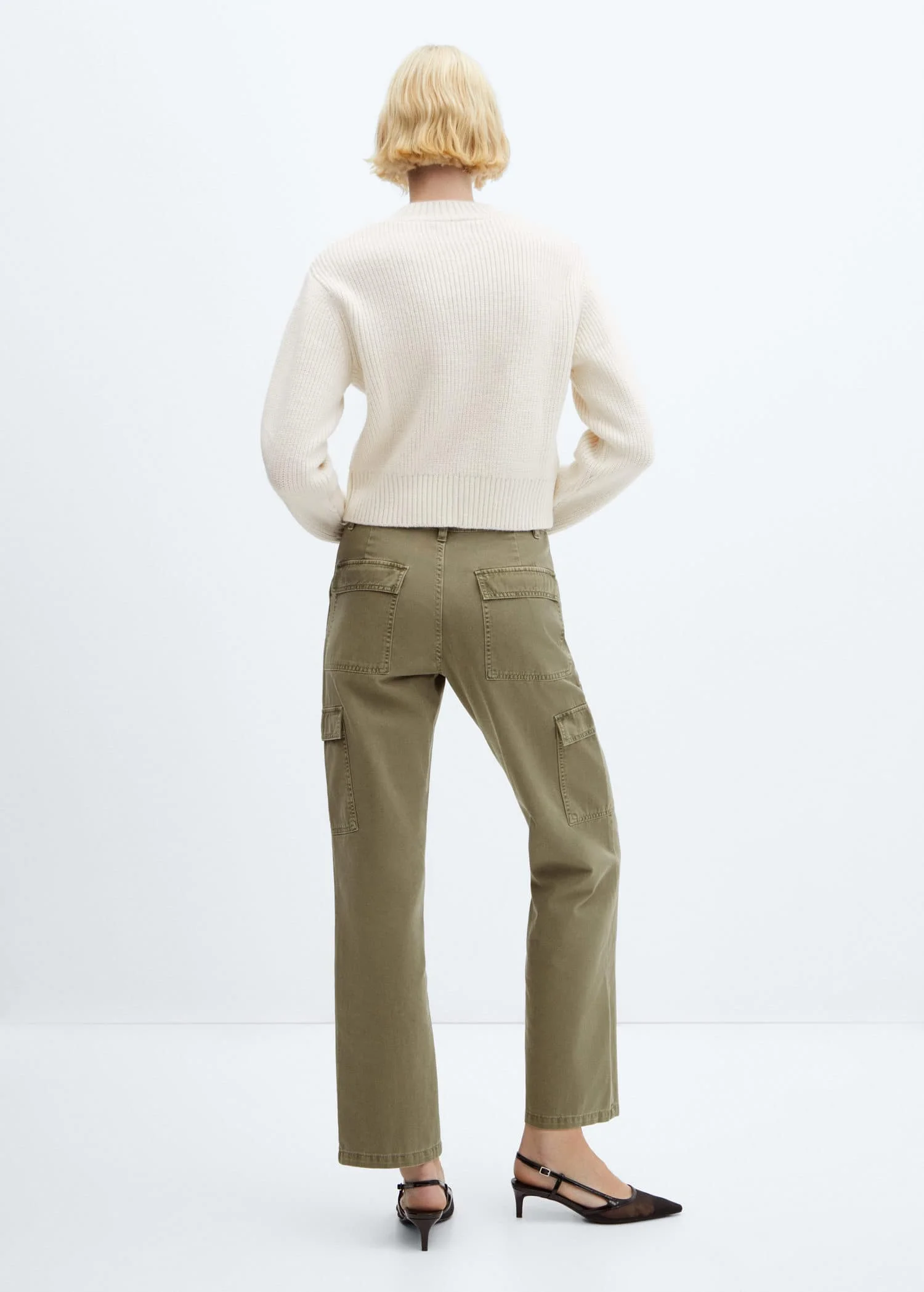 MANGO Quần Jeans Nữ Newcargo
