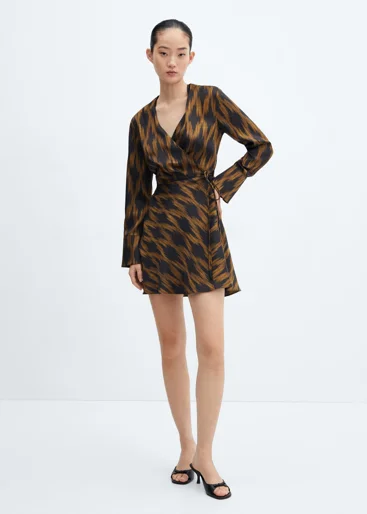 MANGO Đầm Nữ Rombi