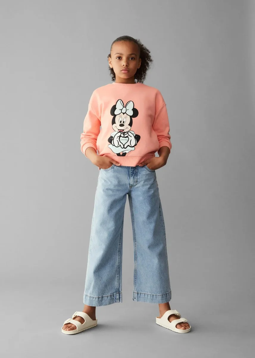 MANGO Quần Jeans Bé Gái Culotte5