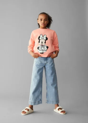 MANGO Quần Jeans Bé Gái Culotte5