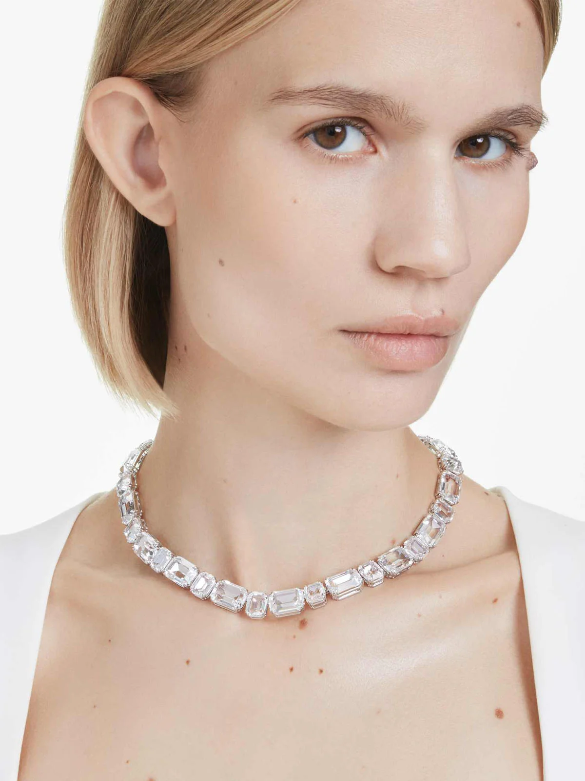 SWAROVSKI Vòng Cổ Millenia:All Ard Cry/Rhs