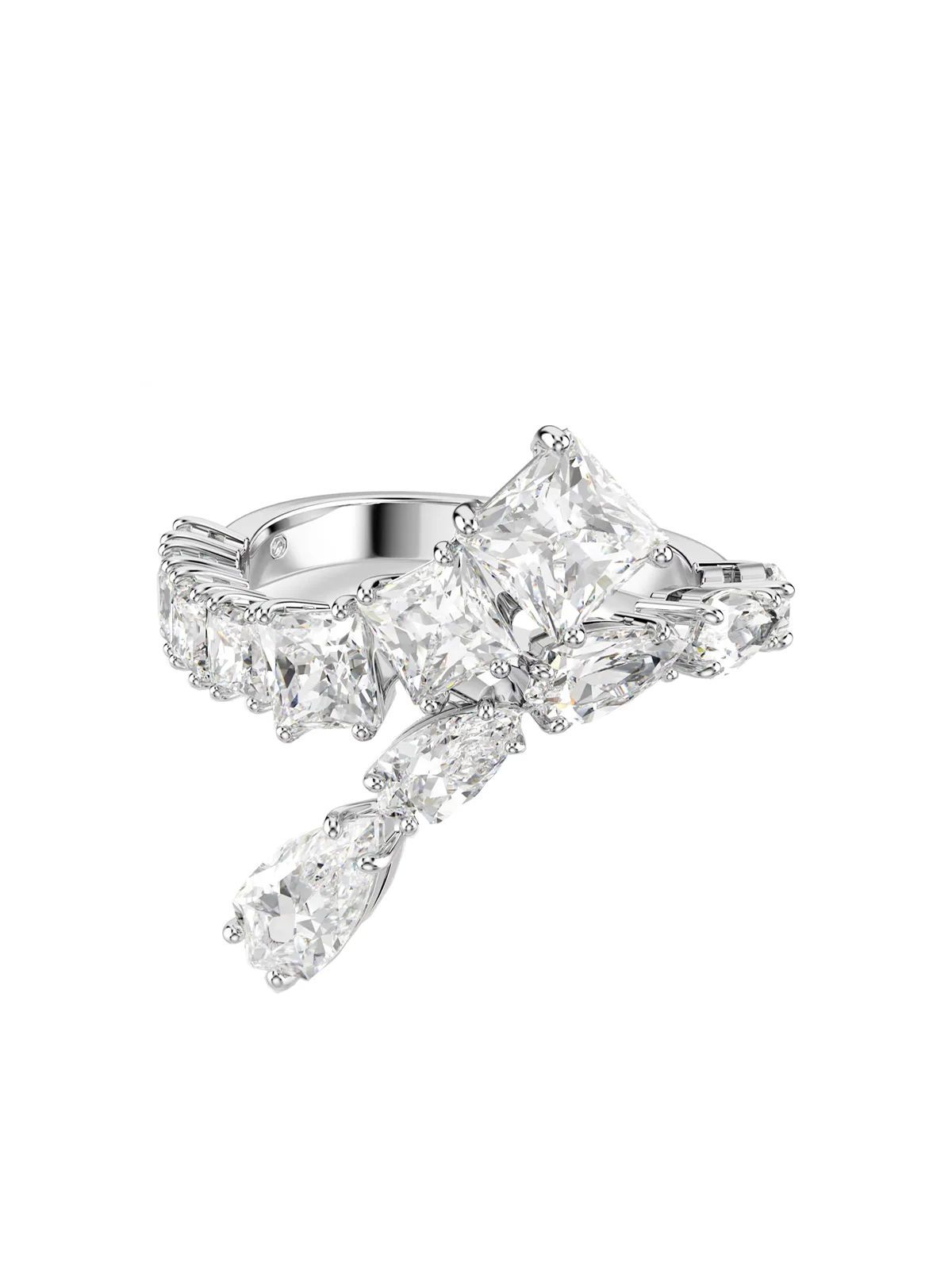 SWAROVSKI Nhẫn - Matrix:Whi/Rhs