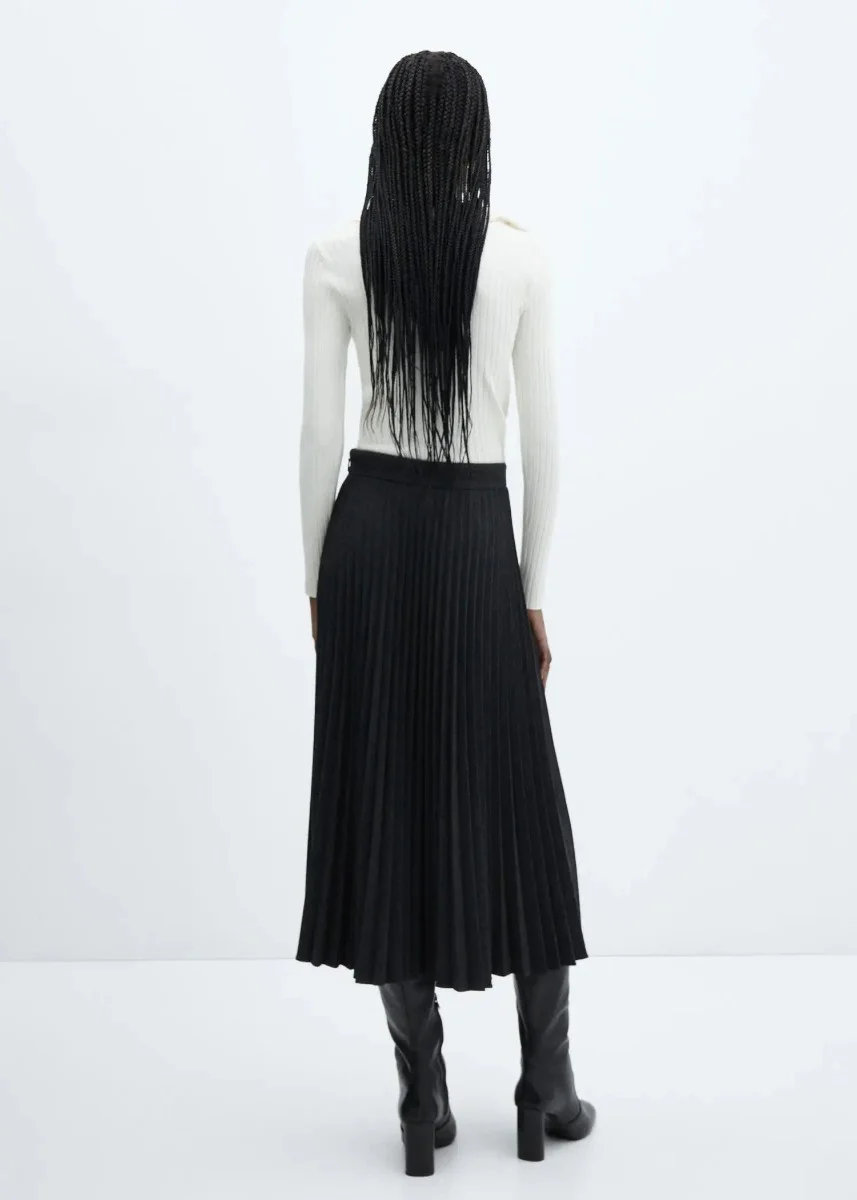 MANGO Chan Vay Nữ Pleat