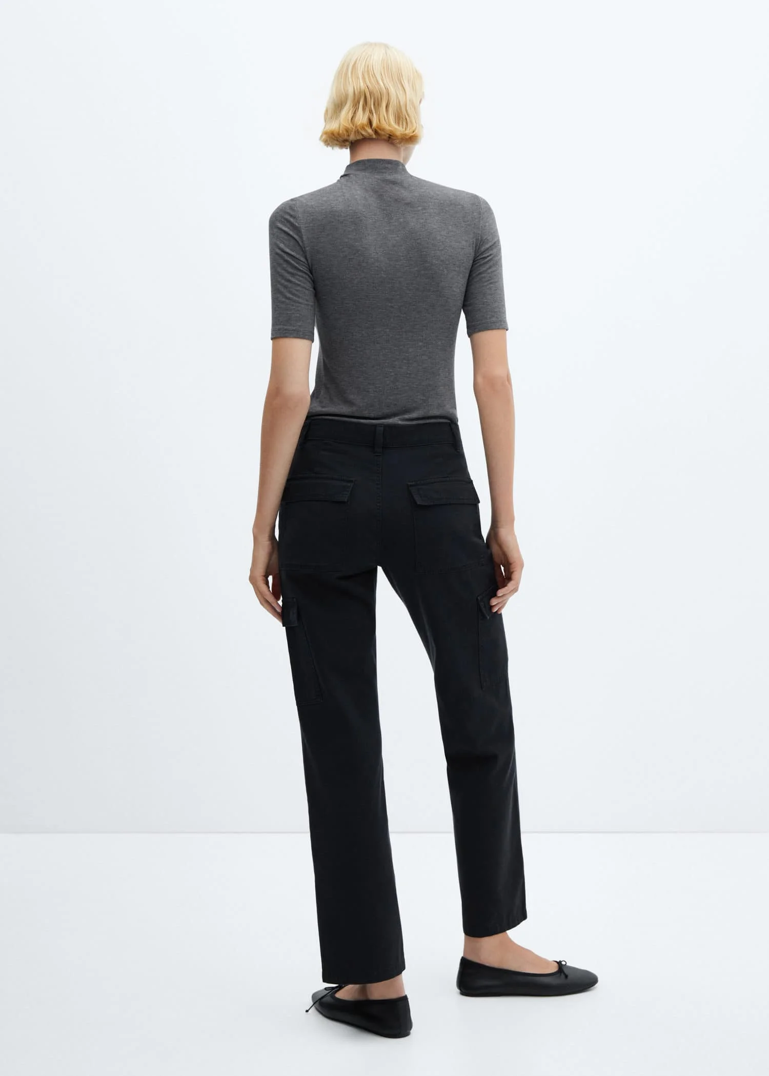 MANGO Quần Jeans Nữ Newcargo
