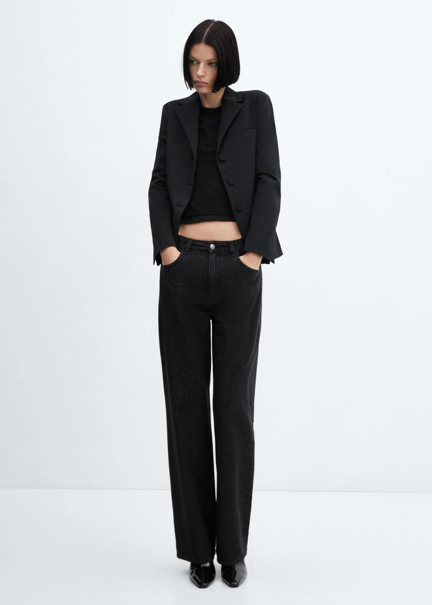 MANGO Quần Jeans Nữ Dioni