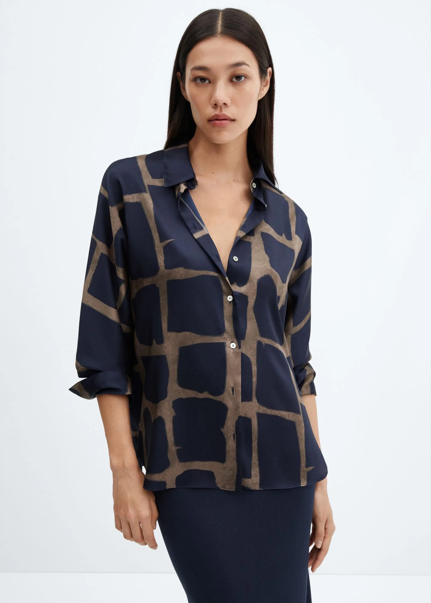 MANGO Áo Sơ Mi Nữ Camila