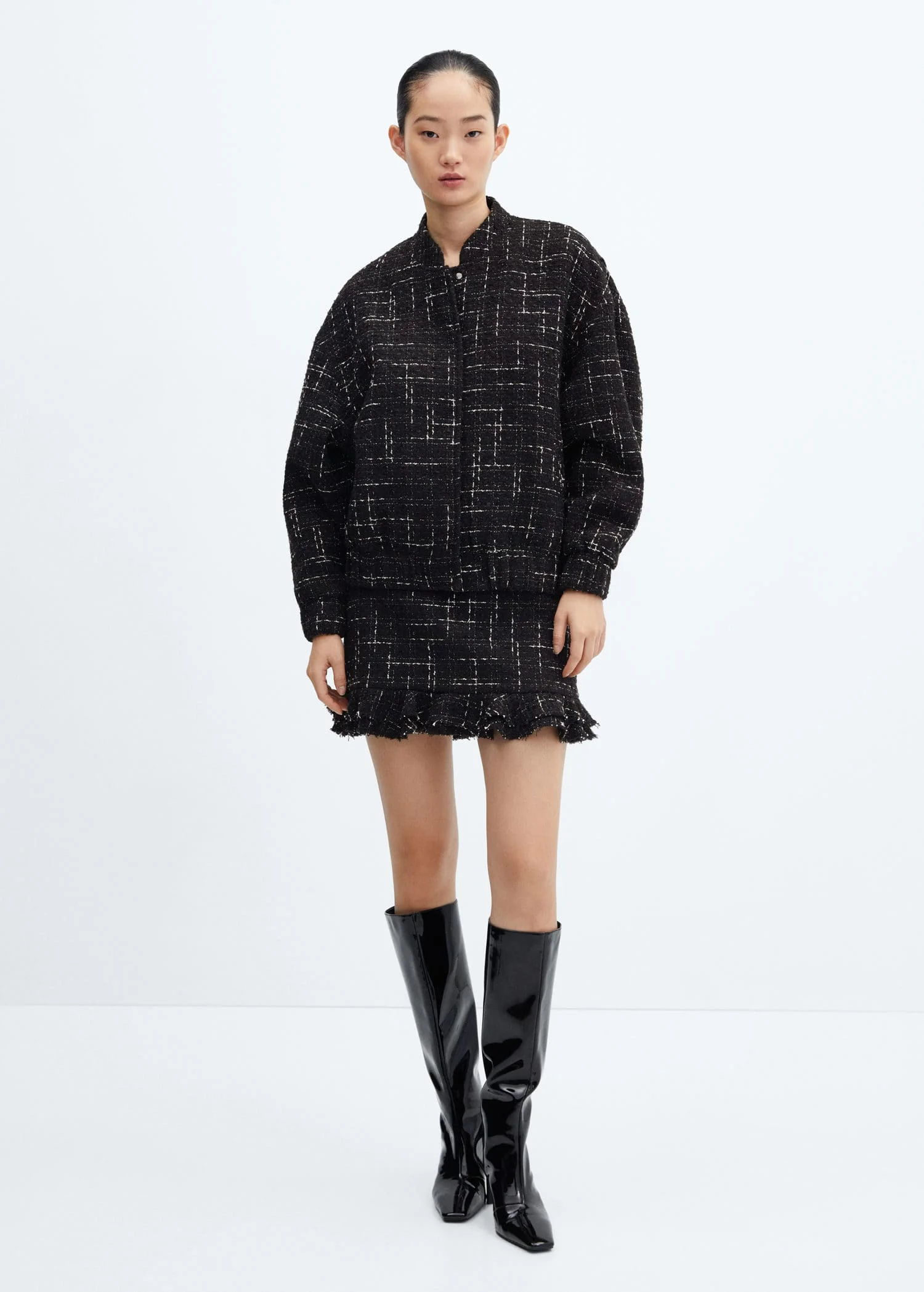 MANGO Chân Váy Nữ Dupla