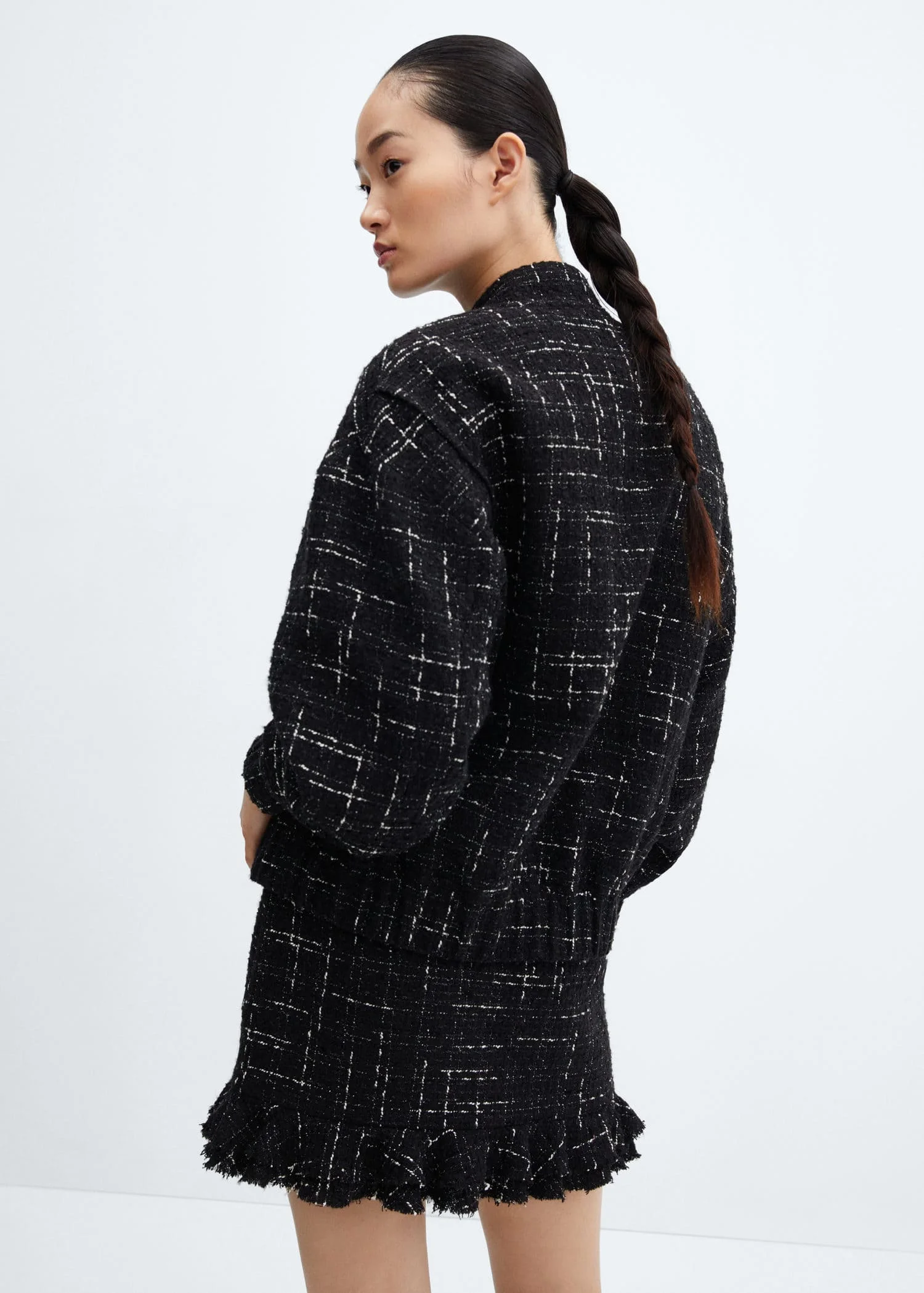 MANGO Chân Váy Nữ Dupla