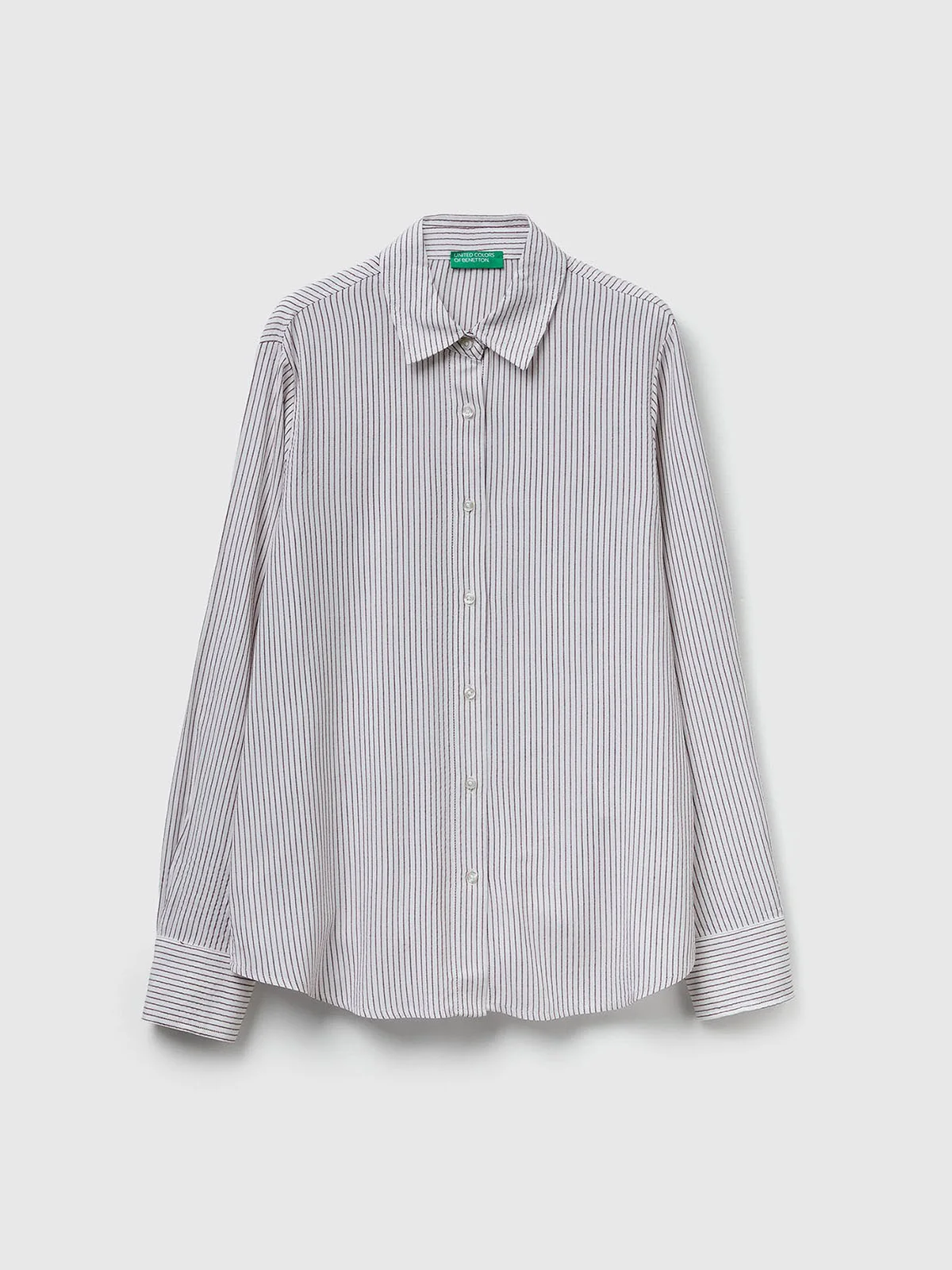 UNITED COLORS OF BENETTON Áo Sơ Mi Dài Tay Nữ Women Shirt
