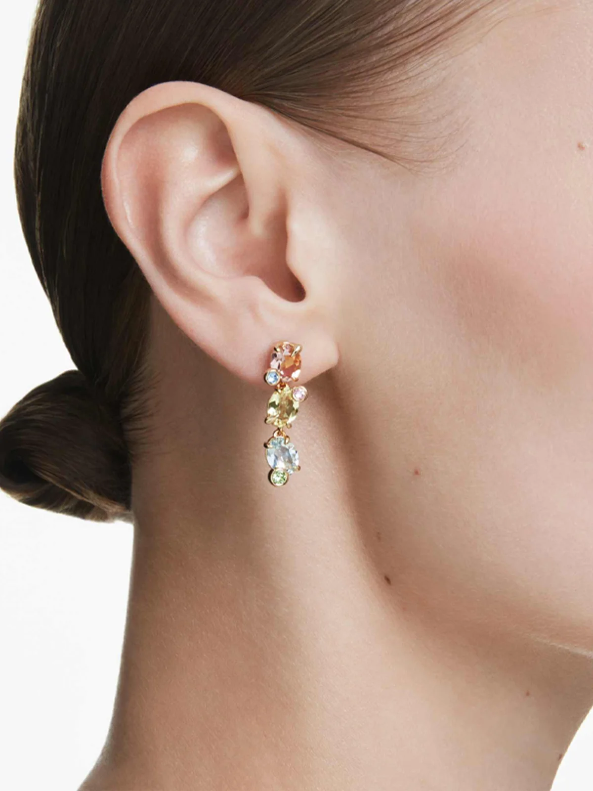SWAROVSKI Bông Tai Gema:Pe Mul/Gos
