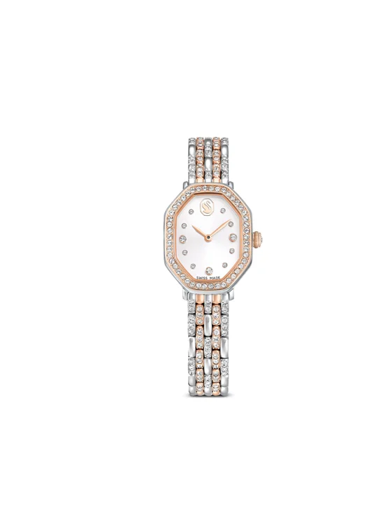 SWAROVSKI Đồng Hồ Dex Octagon:Mb Sts Pro/Wht/Sts