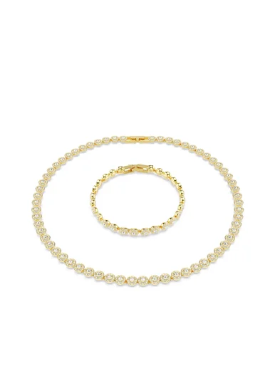 SWAROVSKI Bộ Trang Sức Una:Set Angelic Motif Cry/Gos