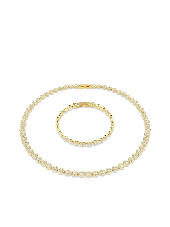 SWAROVSKI Bộ Trang Sức Una:Set Angelic Motif Cry/Gos