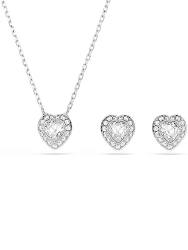 SWAROVSKI Bộ Trang Sức SS25 Capsule:Set Agl Whi/Rhs OS