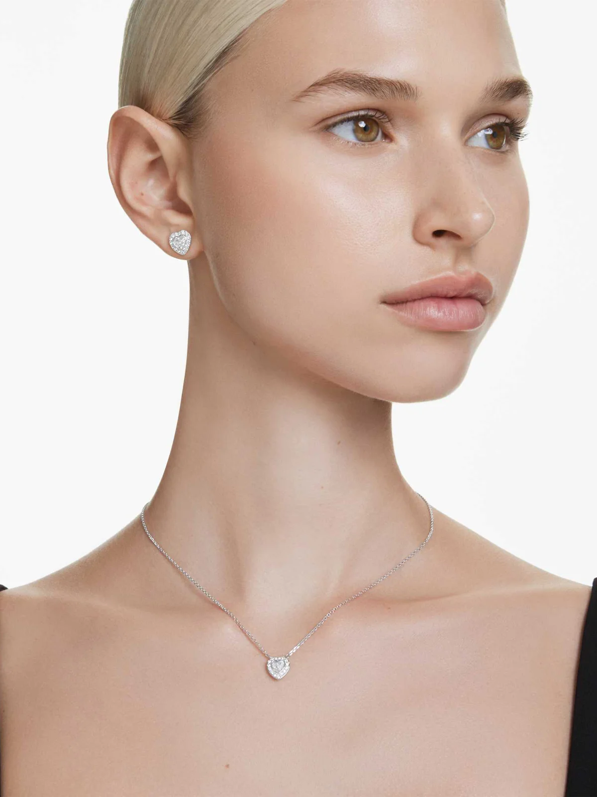 SWAROVSKI Bộ Trang Sức SS25 Capsule:Set Agl Whi/Rhs OS