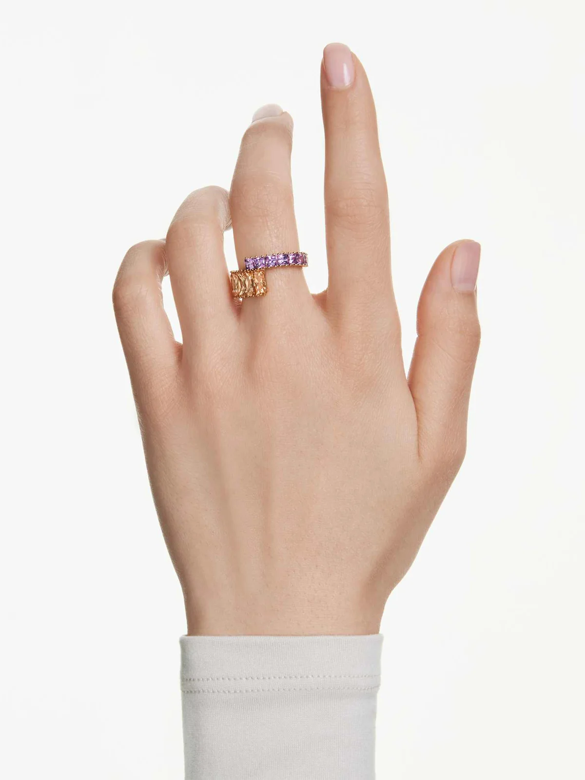SWAROVSKI Nhẫn Matrix:Ring Pur/Top/Gos