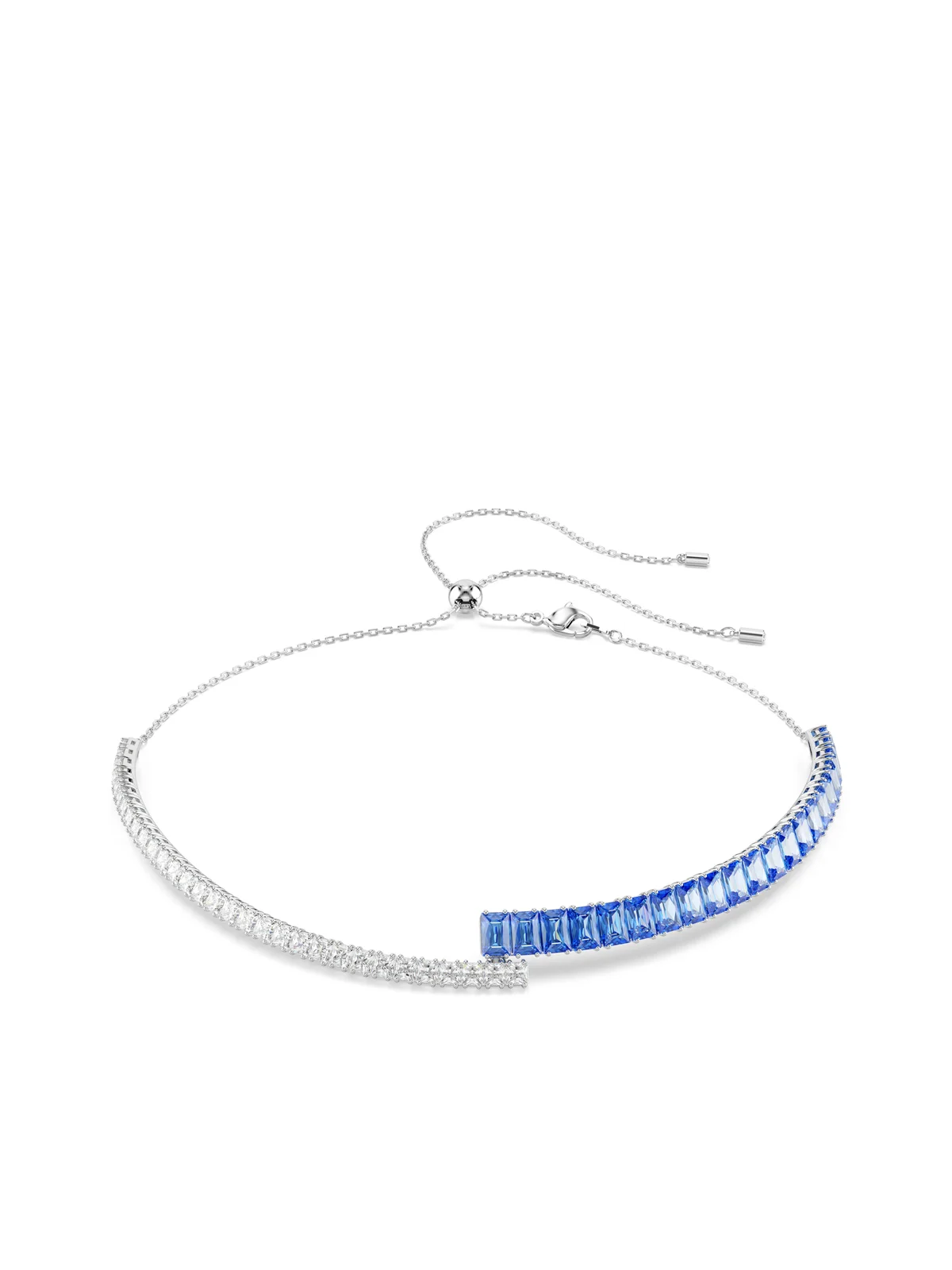 SWAROVSKI Vòng Cổ Matrix:Choker Blu/Rhs