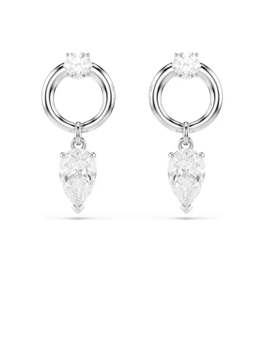 SWAROVSKI Bông Tai Mesmera:Pe Whi/Rhs